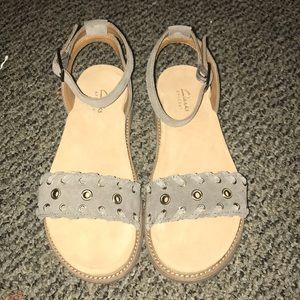 Clarks sandals never worn!!